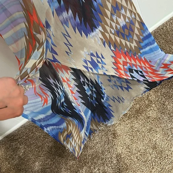 XHILARATION High Low Maxi Dress M - Picture 3 of 4